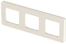 Рамка универсальная Legrand Inspiria 3-м. слоновая кость картинка